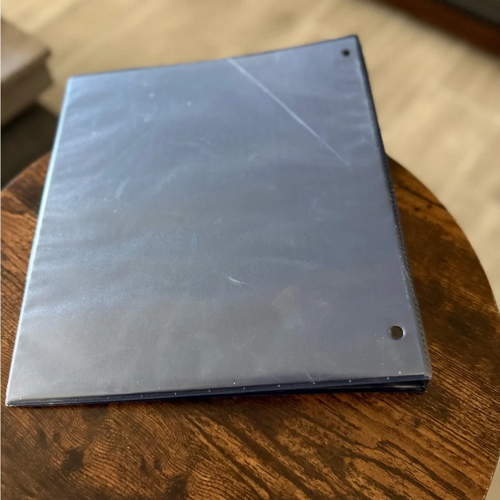 Avery Durable Clear Cover Binder - Navy